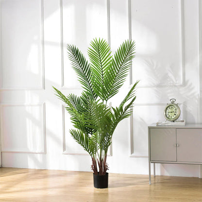 SOGA 180cm Artificial Swallowtail Sunflower Fake Decoration Tree Flower Pot Plant