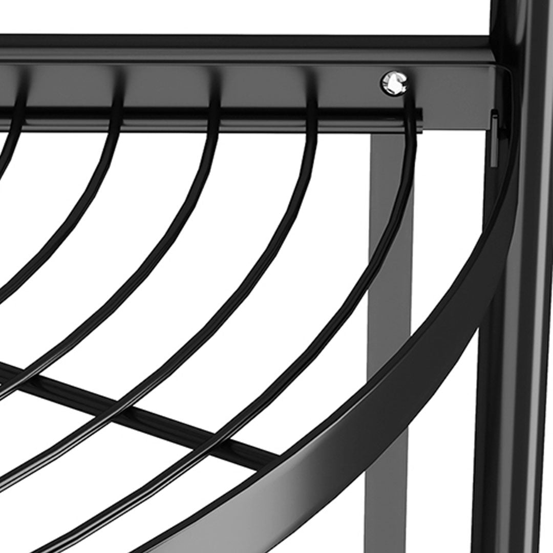 SOGA 2X 5 Tier Steel Triangular  Corner Stand Multi-Functional Shelves Portable Storage Organizer