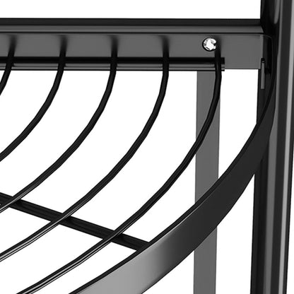 SOGA 2X 5 Tier Steel Triangular  Corner Stand Multi-Functional Shelves Portable Storage Organizer