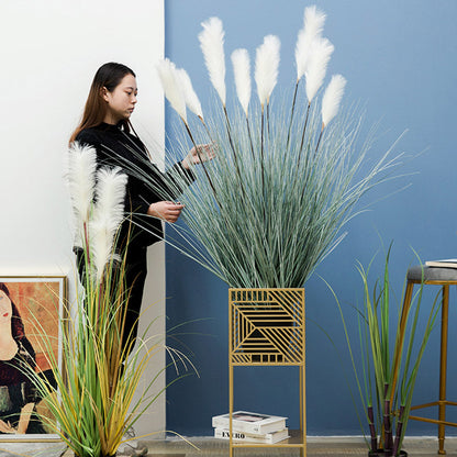 SOGA 2X 110cm Artificial Indoor Potted Reed Bulrush Grass Tree Fake Plant Simulation Decorative
