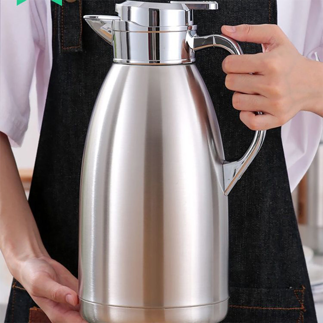 SOGA 2X 1.8L Stainless Steel Insulated Water Bottle Vacuum Flask Water Coffee Jug Thermal