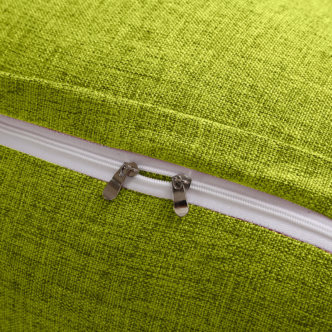 SOGA 2X 100cm Green Triangular Wedge Bed Pillow Headboard Backrest Bedside Tatami Cushion Home Decor