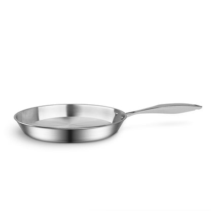 SOGA 36cm Stainless Steel Fry Pan Induction Cooking Pan with Handle