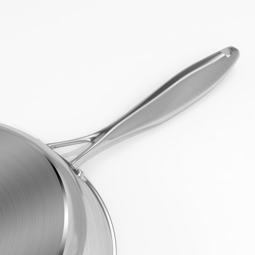 SOGA Stainless Steel Fry Pan 28cm Frying Pan Top Grade Induction Cooking FryPan