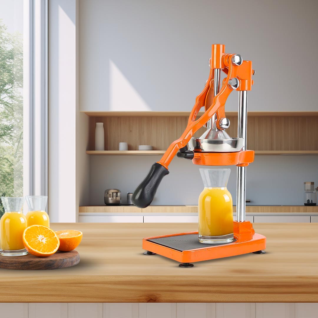 SOGA Commercial Stainless Steel Manual Juicer Hand Press Juice Extractor Squeezer Orange