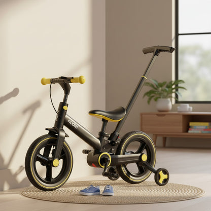 LittleVelo bike at home — modern Australian foyer