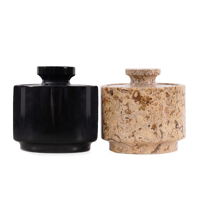 Marble Salt Cellar set of 2