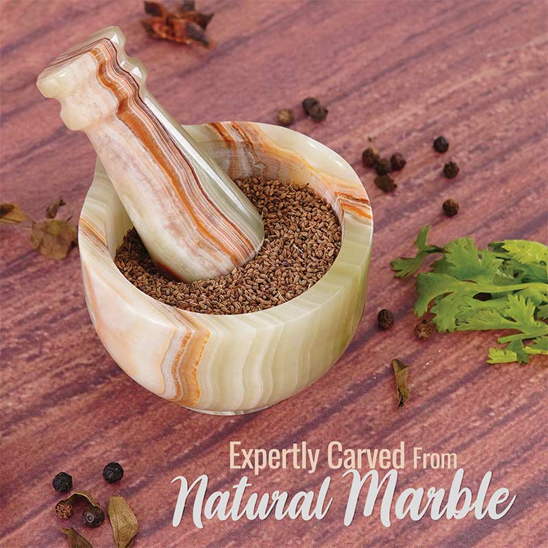 Marble Mortar & Pestle