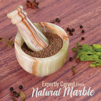 Marble Mortar & Pestle