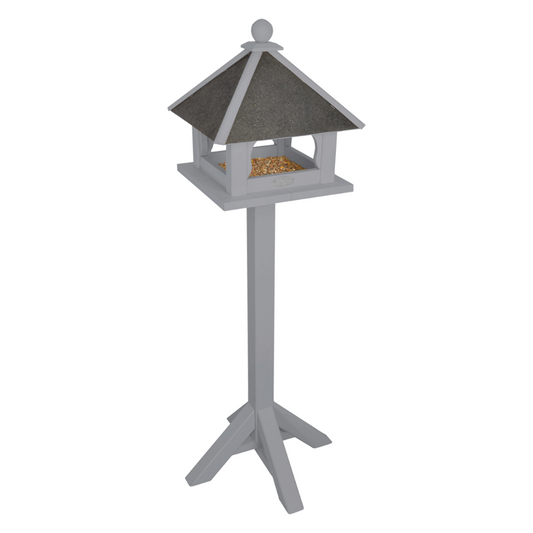 Esschert Design — Freestanding Timber Bird Feeder · Grey 1