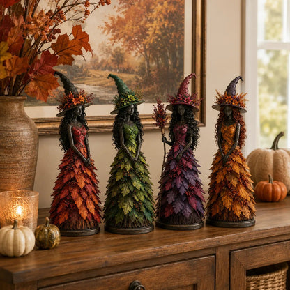 Enchanted Autumn Witch Figurine — Collectible Halloween Decor 23