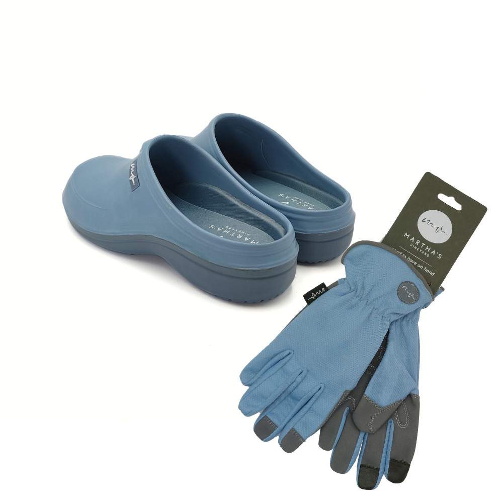 Martha's Vineyard — Glove & Clog Set – Blue Gum 1