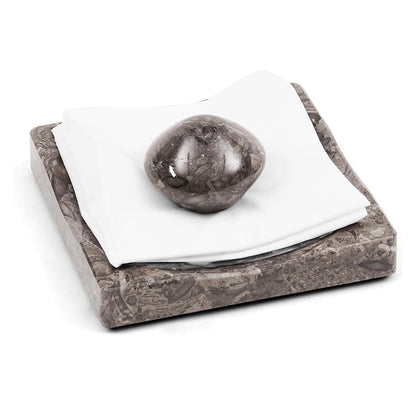 Marble Napkin Holder with Weight