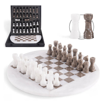 30 cm Round Chess Set
