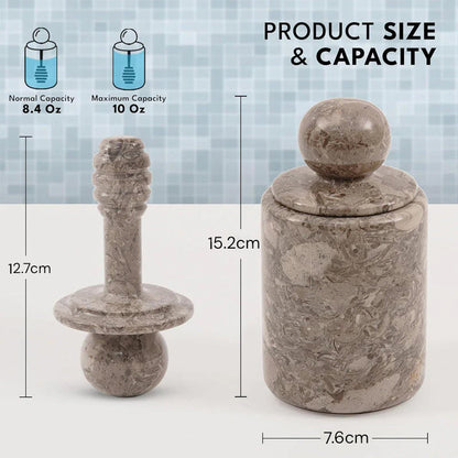 Marble Honey Jar