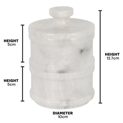 Marble Dual Salt Cellar