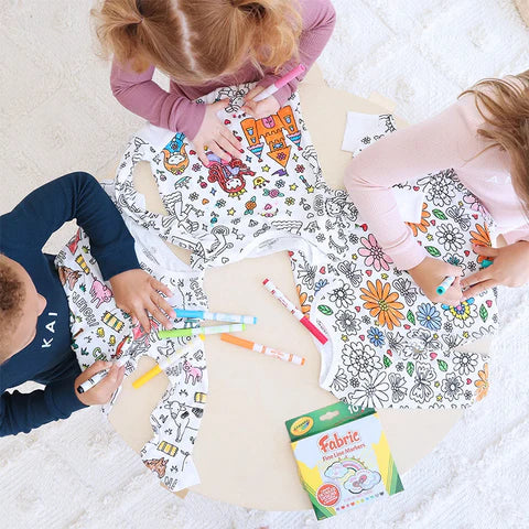 ScribbleDreams™ Sketch Colorful Children's Pajama Set