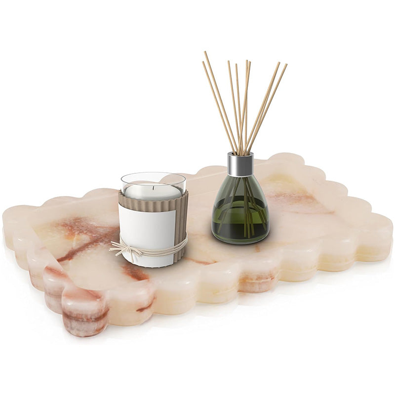 Marble Cloud Tray