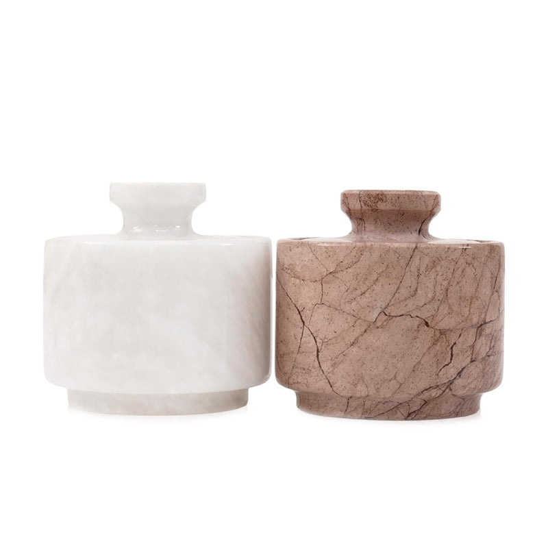 Marble Salt Cellar set of 2