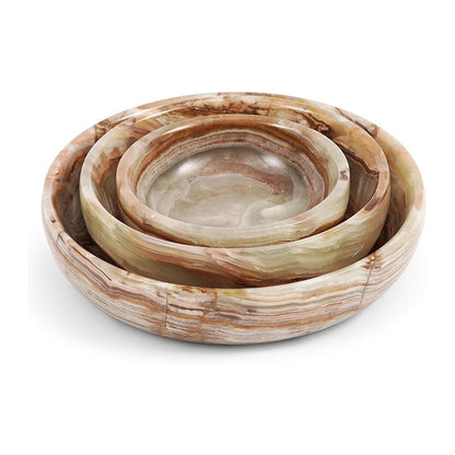 Marble Bowls - Set of 3