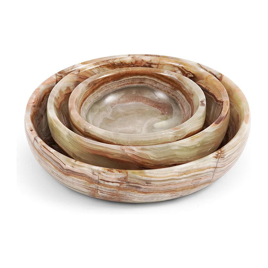 Marble Bowls - Set of 3