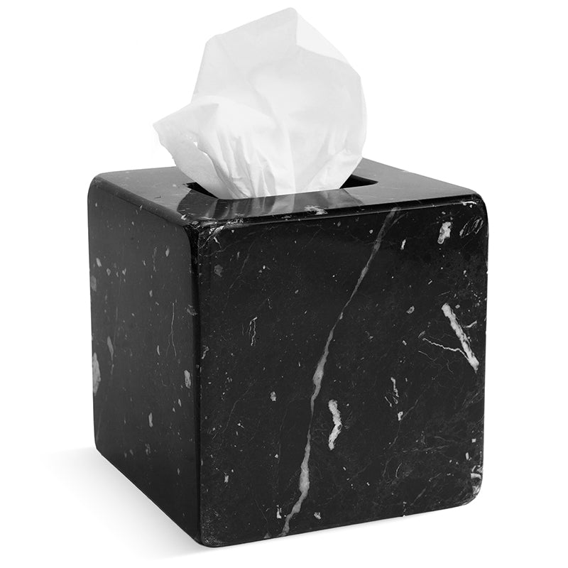 Marble Tissue Box Holder Square