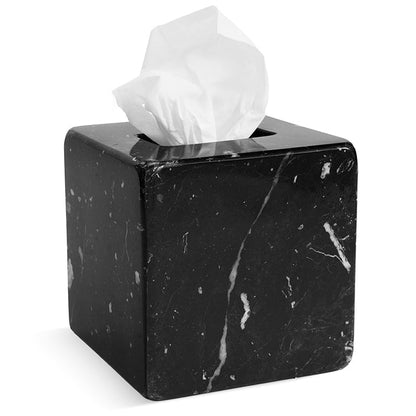 Marble Tissue Box Holder Square