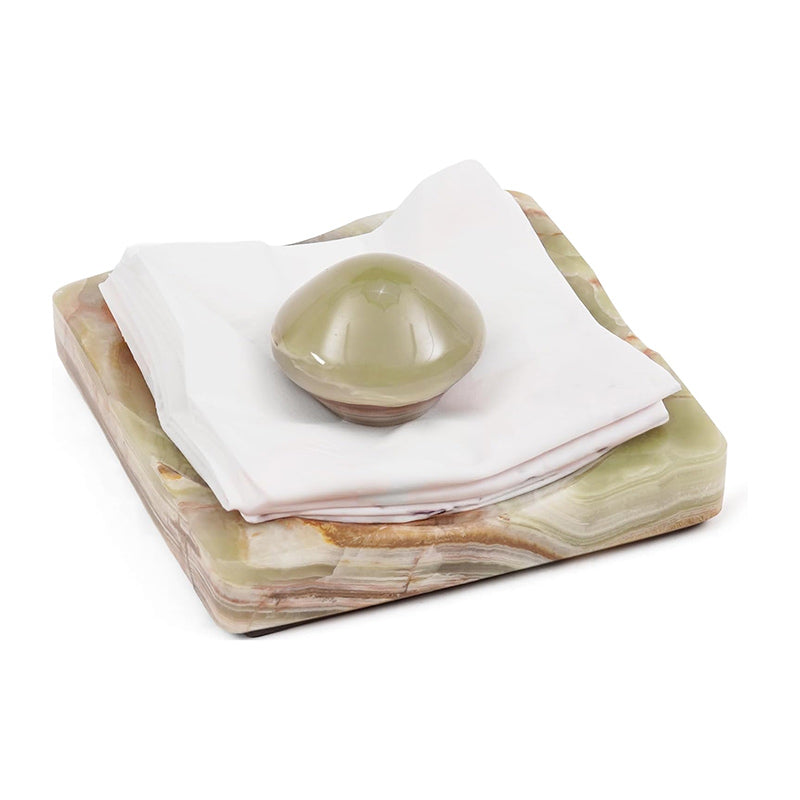 Marble Napkin Holder with Weight