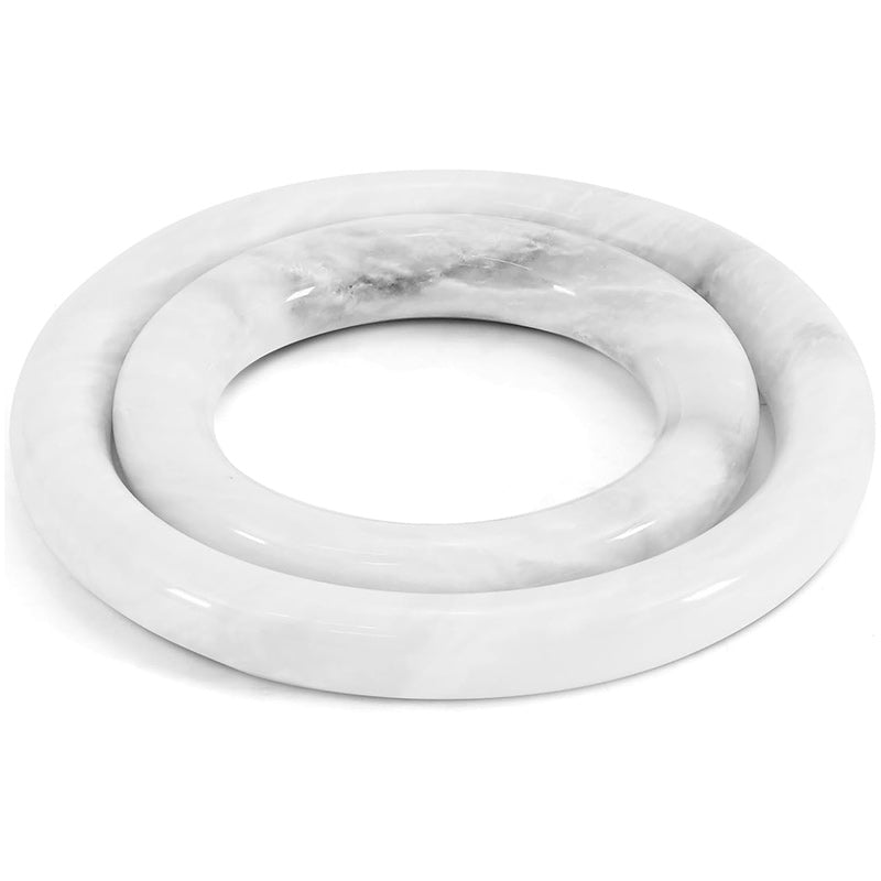 Marble Hot Pot Ring - Set Of 2