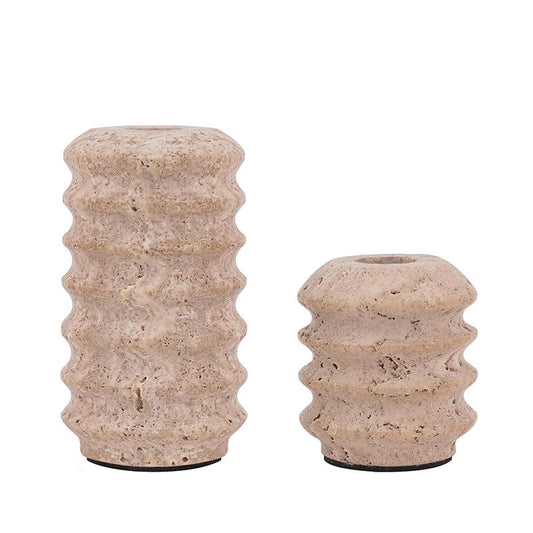 Marble Spring Candle Holder Set of 2