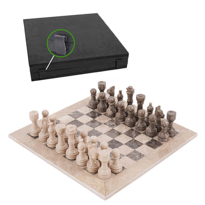Marble Chess Set 38cm – Oceanic & Verona