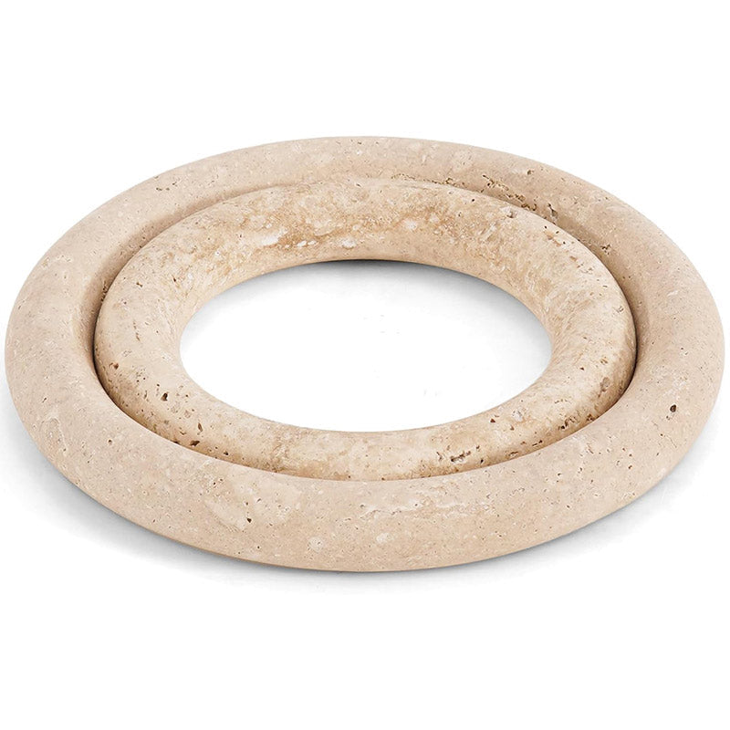 Marble Hot Pot Ring - Set Of 2