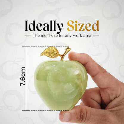 Marble Paperweight - Apple
