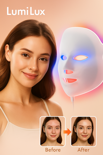 ✨ LumiLux™ 7-Colour LED Therapy Face Mask
