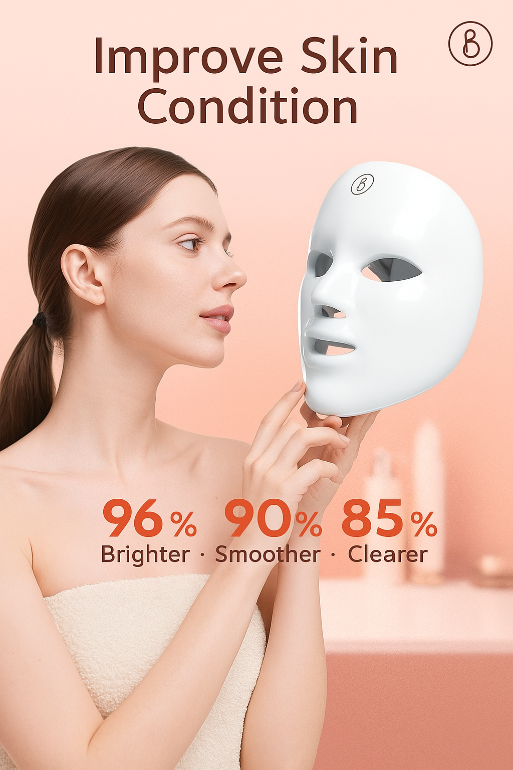 ✨ LumiLux™ 7-Colour LED Therapy Face Mask