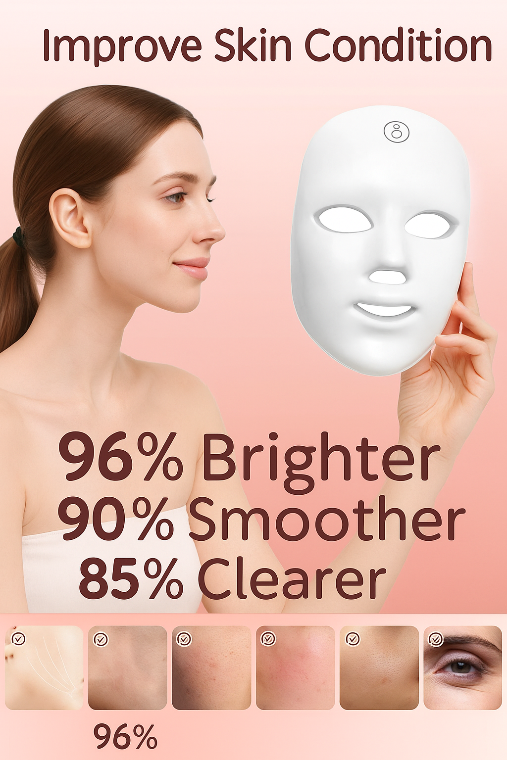 ✨ LumiLux™ 7-Colour LED Therapy Face Mask