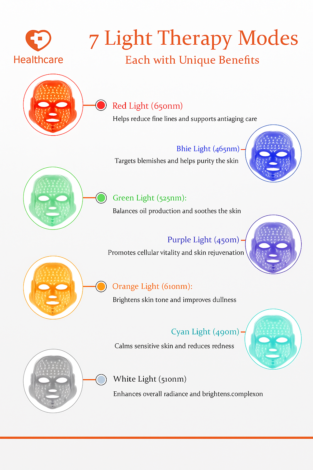 ✨ LumiLux™ 7-Colour LED Therapy Face Mask