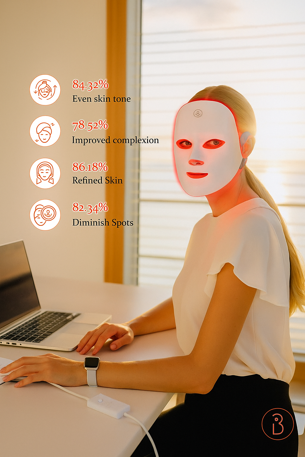 ✨ LumiLux™ 7-Colour LED Therapy Face Mask