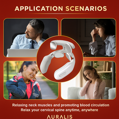 AURALIS™ MagicRelief 2.0 – Premium Electric Neck & Shoulder Massager