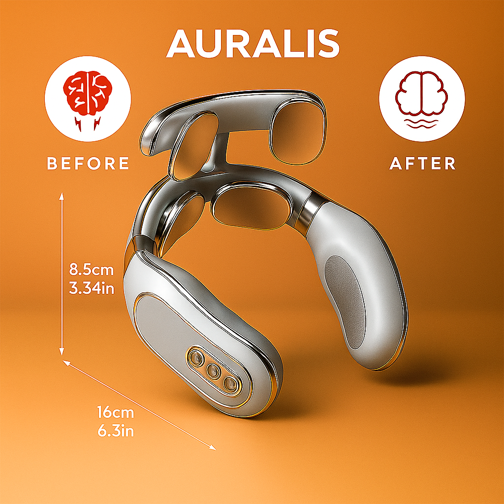 AURALIS™ MagicRelief 2.0 – Premium Electric Neck & Shoulder Massager