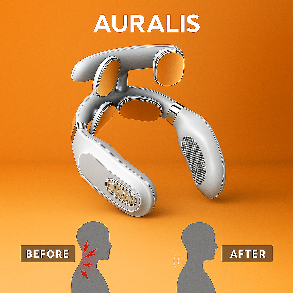 AURALIS™ MagicRelief 2.0 – Premium Electric Neck & Shoulder Massager