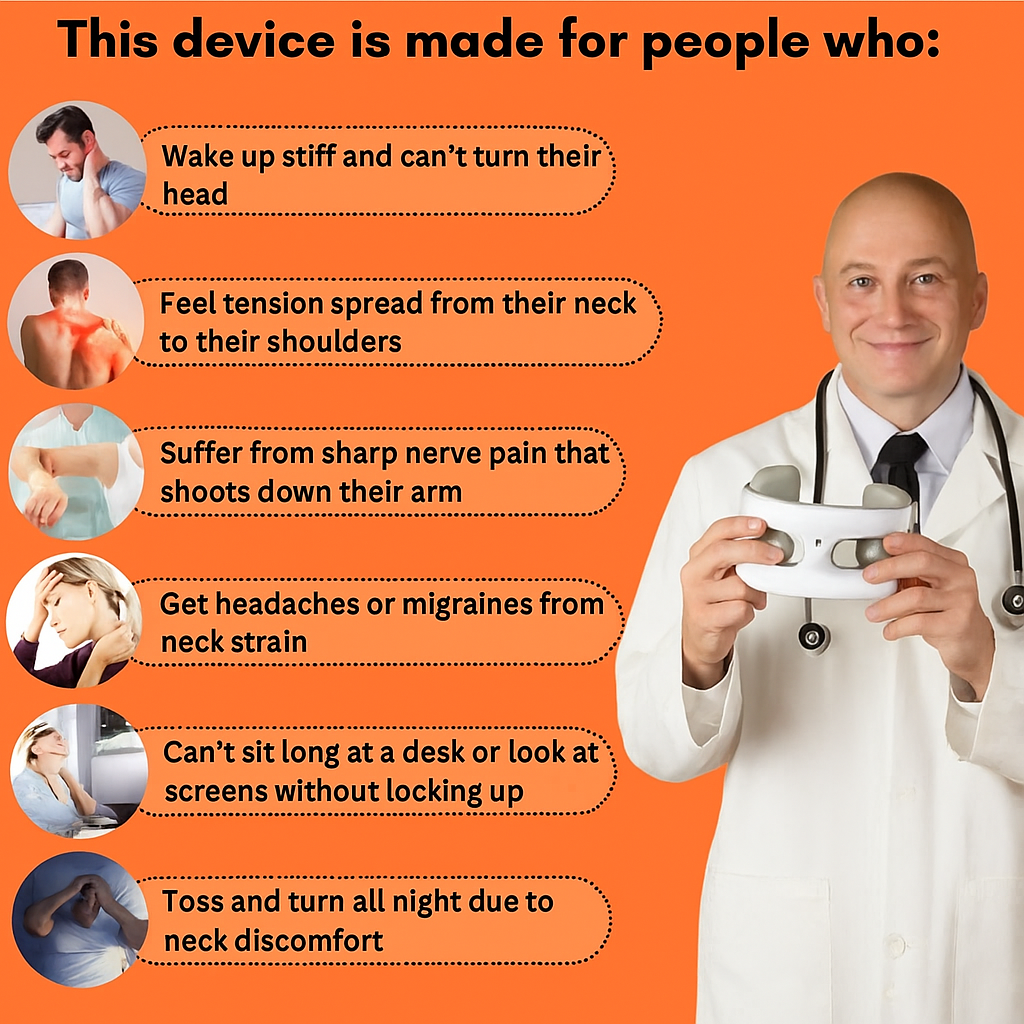 AURALIS™ MagicRelief 2.0 – Premium Electric Neck & Shoulder Massager