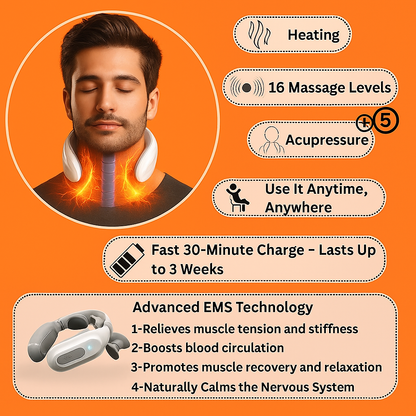 AURALIS™ MagicRelief 2.0 – Premium Electric Neck & Shoulder Massager