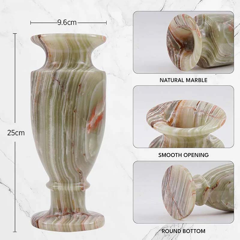 Marble Vintage Vase - 25cm