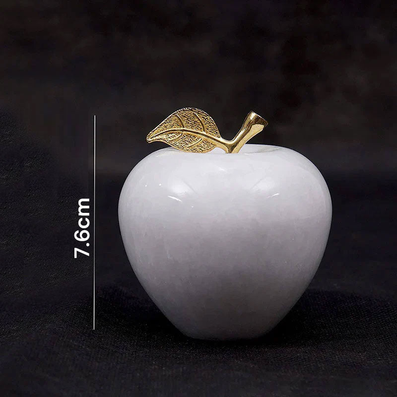 Marble Paperweight - Apple