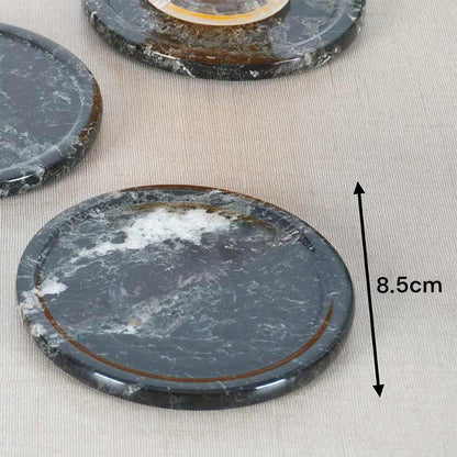 Marble Round Coaster - Set of 6