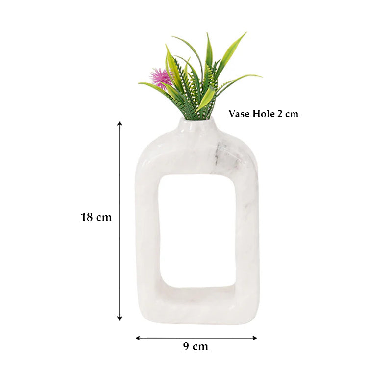 Marble Rectangle Vase - Small