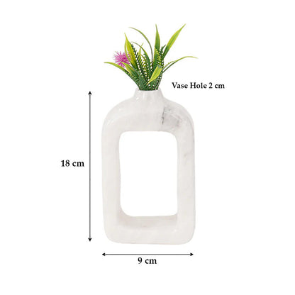 Marble Rectangle Vase - Small