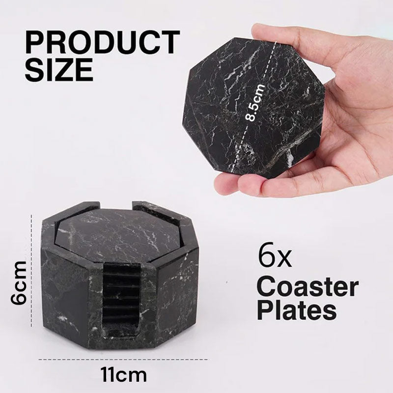 Marble Coaster Set - Star