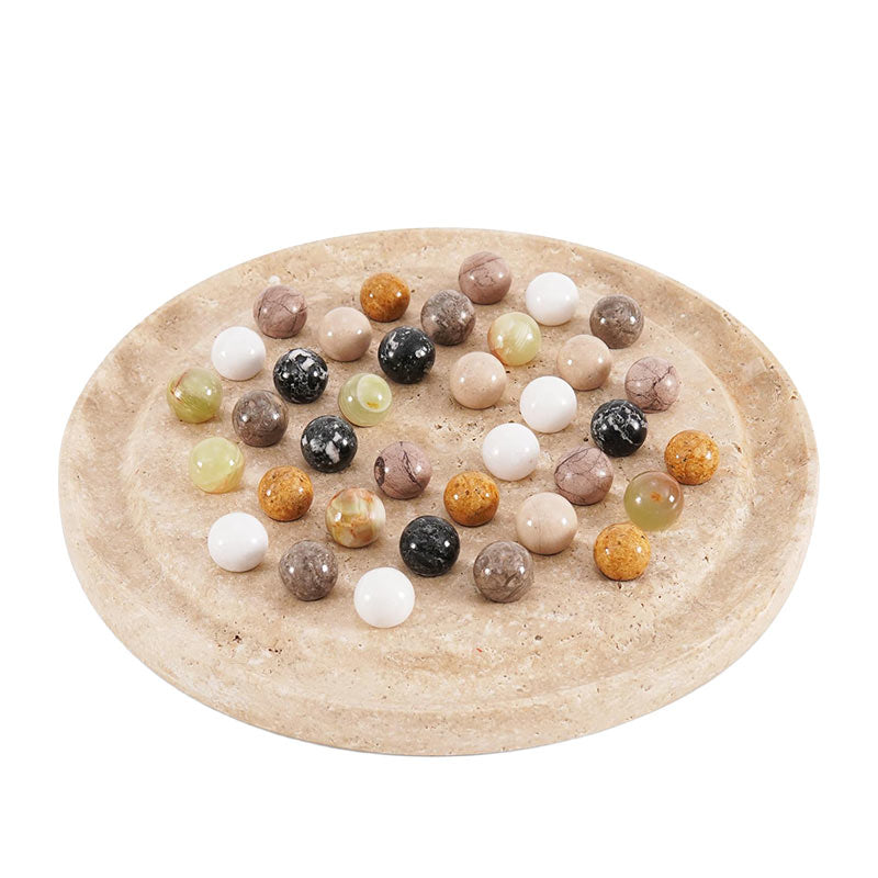 Marble Peg Solitaire - 25cm